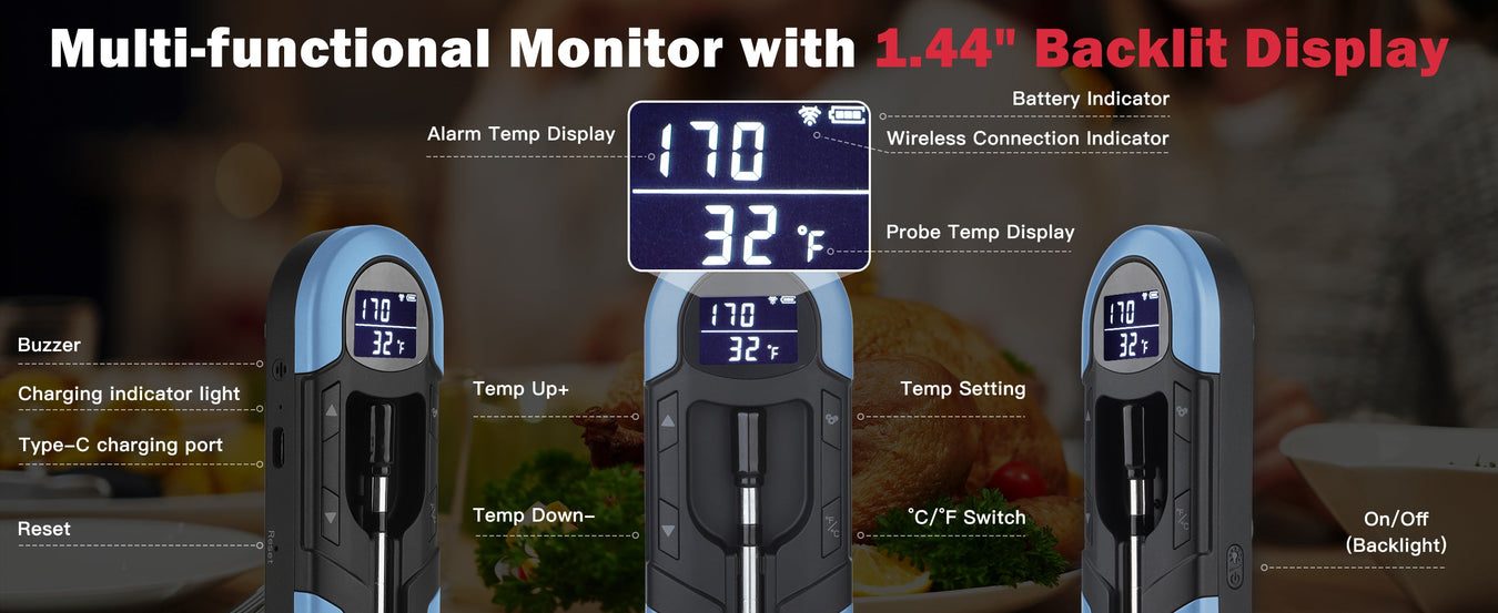 Wireless Meat Thermometer