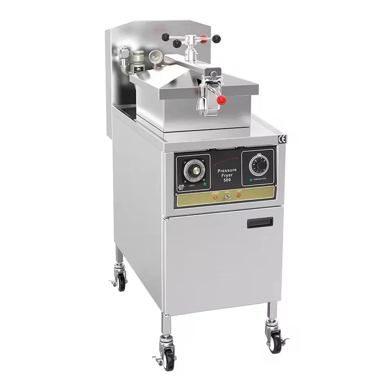 Commercial gas pressure fryer PFG-500 floor-standing, stainless steel