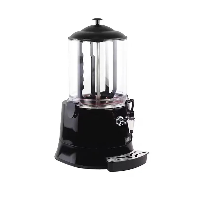 Commercial hot chocolate dispenser — stainless steel, 4.5L and 9L models, temperature-controlled beverage warmer