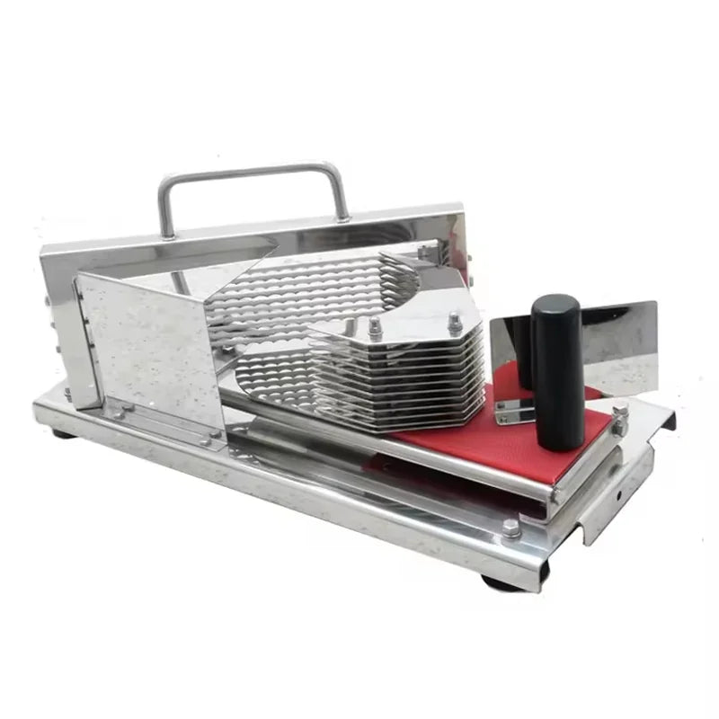 Commercial tomato slicer — uniform slice cutter for sandwich prep lines and burger restaurants