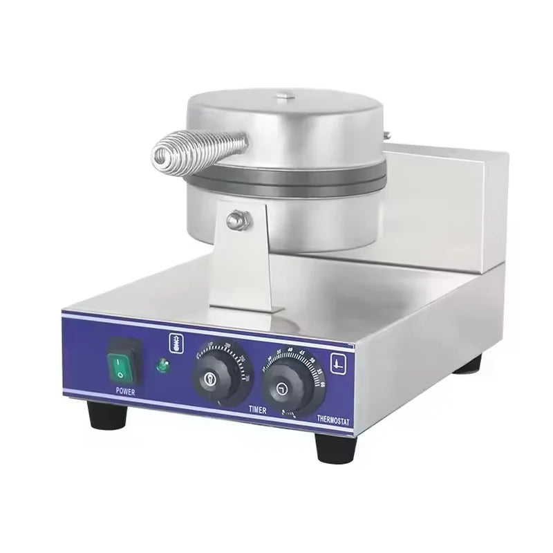 Commercial waffle cone maker — electric waffle iron for ice cream shops and dessert bars