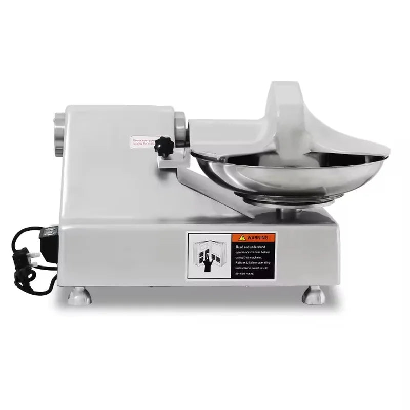 HLQ-8 commercial bowl cutter with 5.5L stainless steel bowl