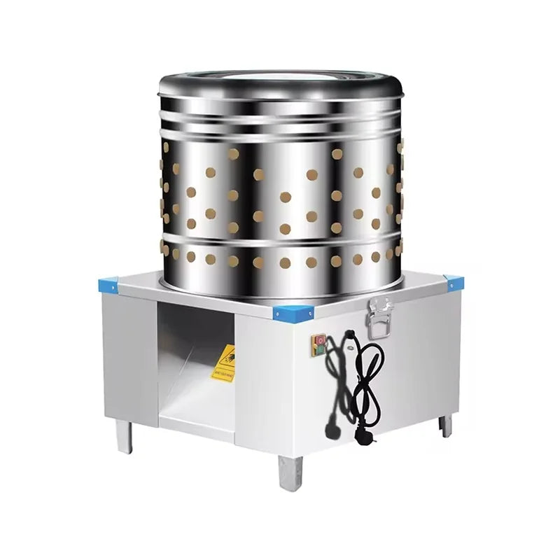 CHZ-60 commercial chicken plucker, stainless steel, silver