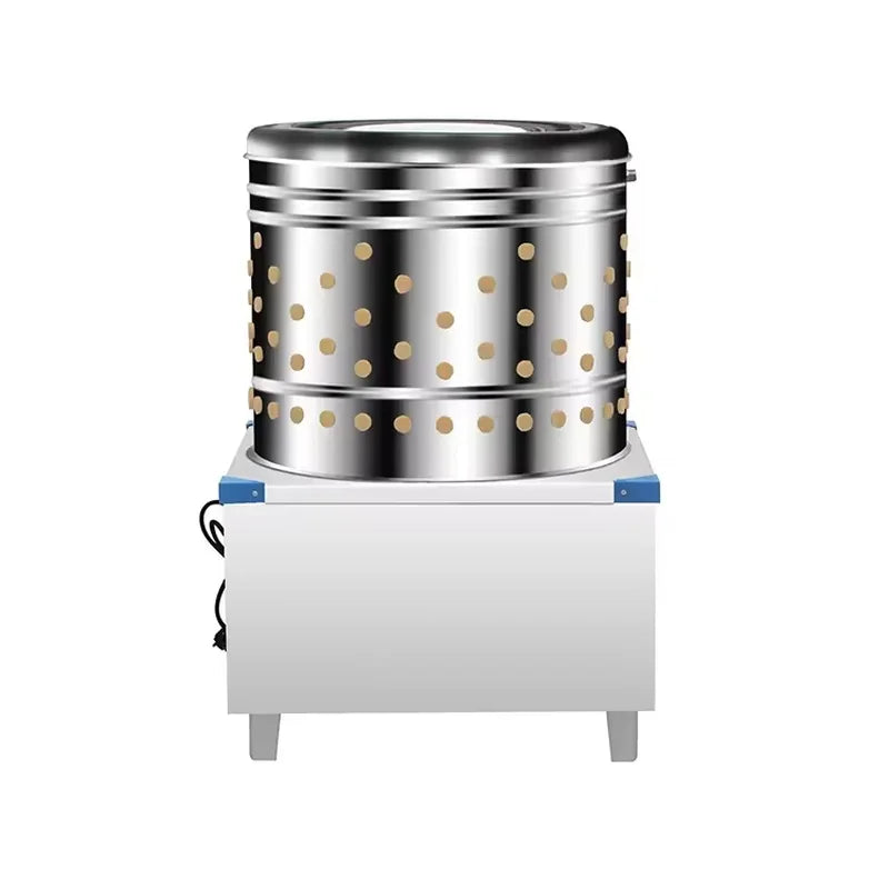 CHZ-60 commercial chicken plucker, stainless steel, silver