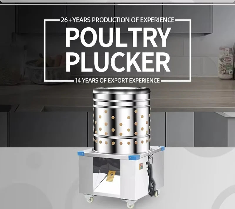 ES-120L commercial poultry scalding tank, stainless steel