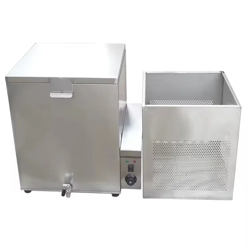 ES-120L commercial poultry scalding tank, stainless steel
