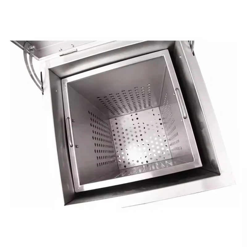 ES-70L commercial poultry scalding tank, stainless steel