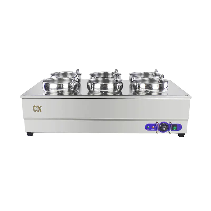 Bain Marie Commercial Stainless Steel Electric SB-6T