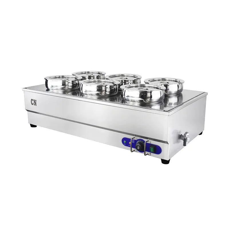 Bain Marie Commercial Stainless Steel Electric SB-6T