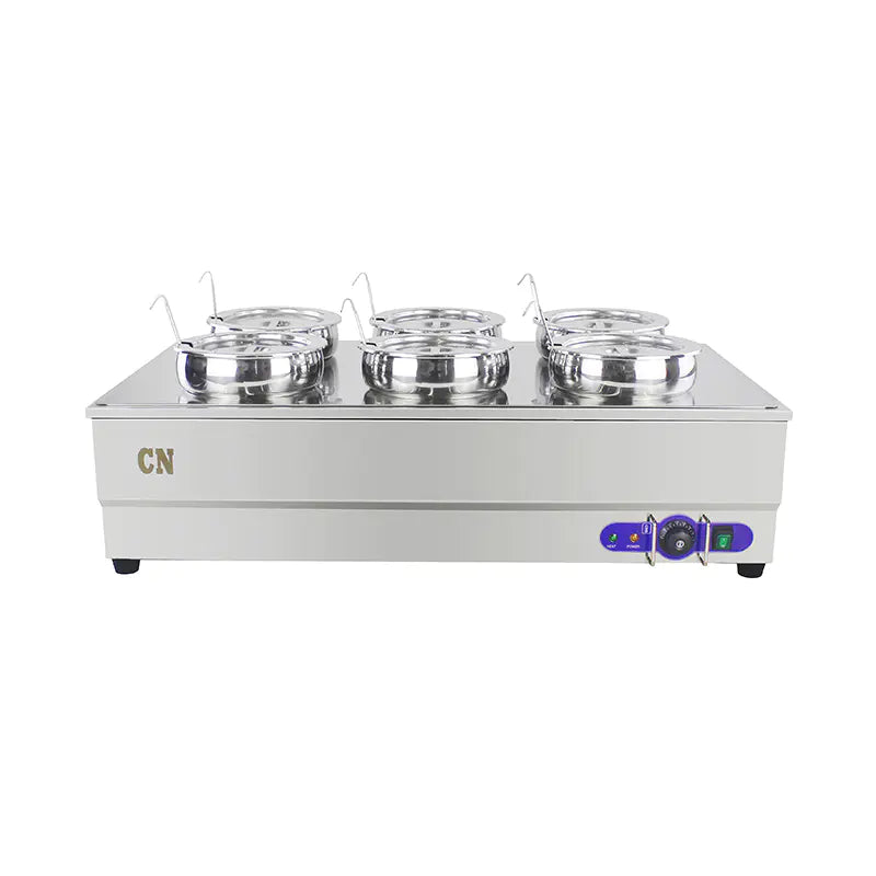 Bain Marie Commercial Stainless Steel Electric SB-6T