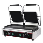 CHZ-810-2B double electric contact grill with smooth non-stick plates