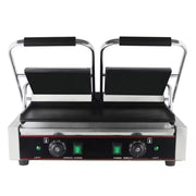 CHZ-810-2B double electric contact grill with smooth non-stick plates