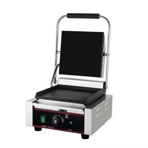CHZ-810B electric contact grill with flat non-stick cast-iron plates