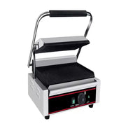 CHZ-820 portable electric contact grill with black non-stick iron plates