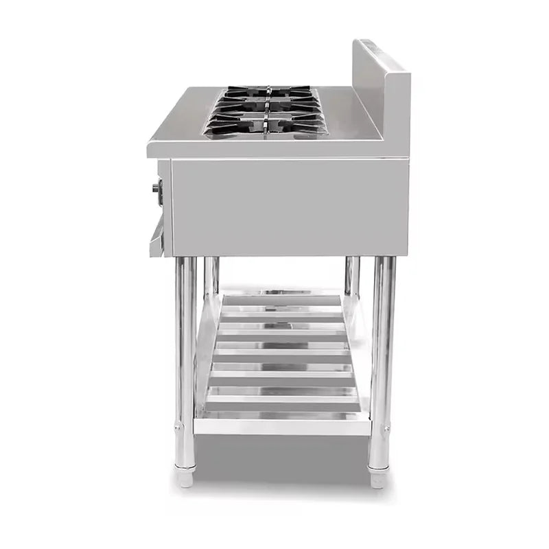 GZL-3W commercial 3-burner gas vertical cook stove stainless steel