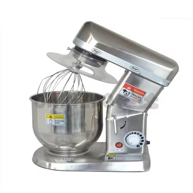 SL-B7 commercial bowl-lift planetary stand mixer, stainless steel