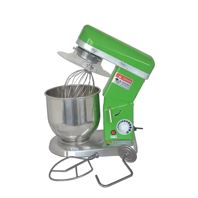 SL-S10 commercial bowl-lift planetary stand mixer, stainless steel