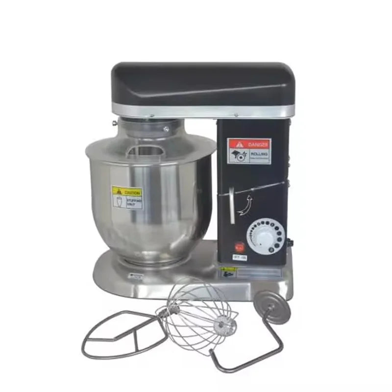 SL-S7 commercial bowl-lift planetary stand mixer, stainless steel