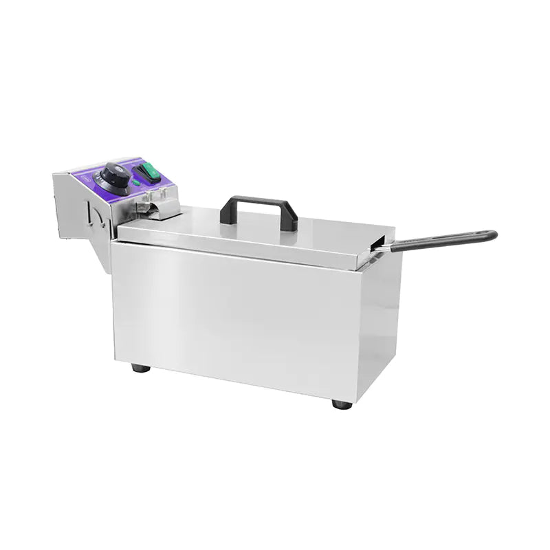 Deep Fryer Commercial Stainless Steel Electric with Single Basket Countertop DZL-061B DZL-081B