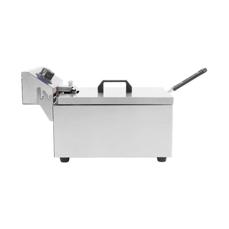 Deep Fryer Commercial Stainless Steel Electric with Single Basket Countertop DZL-061B DZL-081B