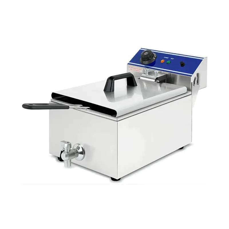 Deep Fryer Commercial Stainless Steel Electric with Single Basket Countertop DZL-8L DZL-10L