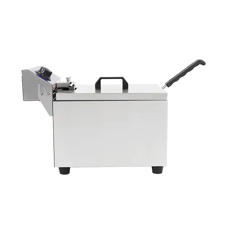 Deep Fryer Commercial Stainless Steel Electric with Single Basket Countertop DZL-061B DZL-081B