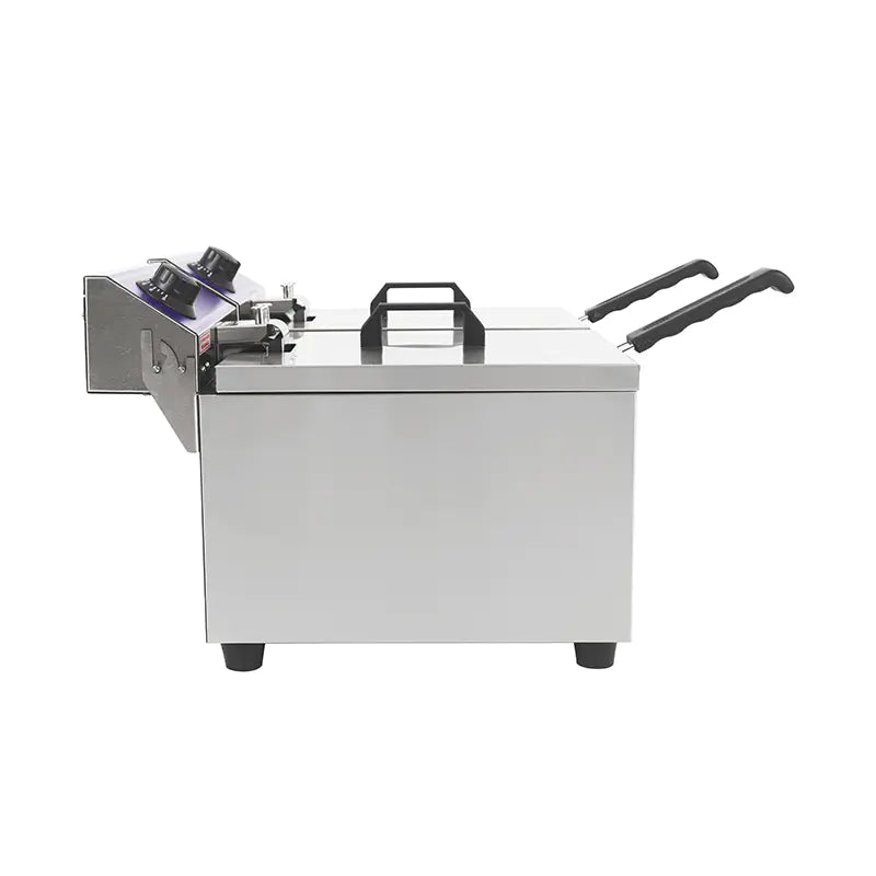 Deep Fryer Commercial Stainless Steel Electric with Double Basket Countertop DZL-062B DZL-082B