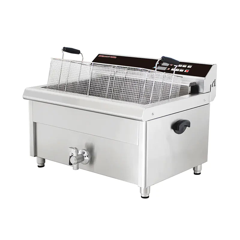 Deep Fryer Commercial Stainless Steel Electric Digital Control Countertop DZL-13E DZL-26E
