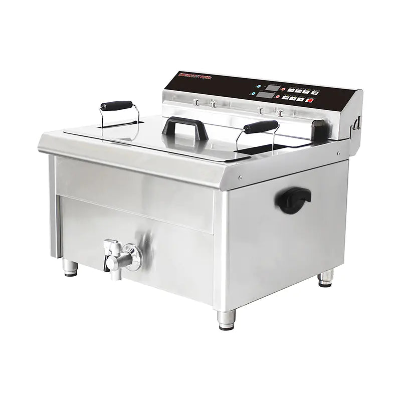 Deep Fryer Commercial Stainless Steel Electric Digital Control Countertop DZL-13E DZL-26E