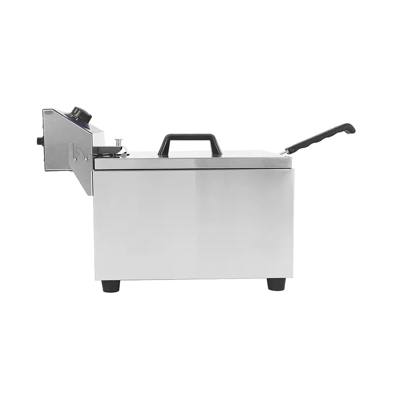 Deep Fryer Commercial Stainless Steel Electric with Single Basket Countertop DZL-061B DZL-081B