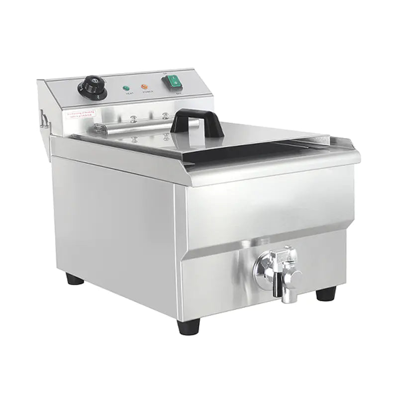 Deep Fryer Commercial Stainless Steel Electric with Single Basket Countertop DZL-8L DZL-10L