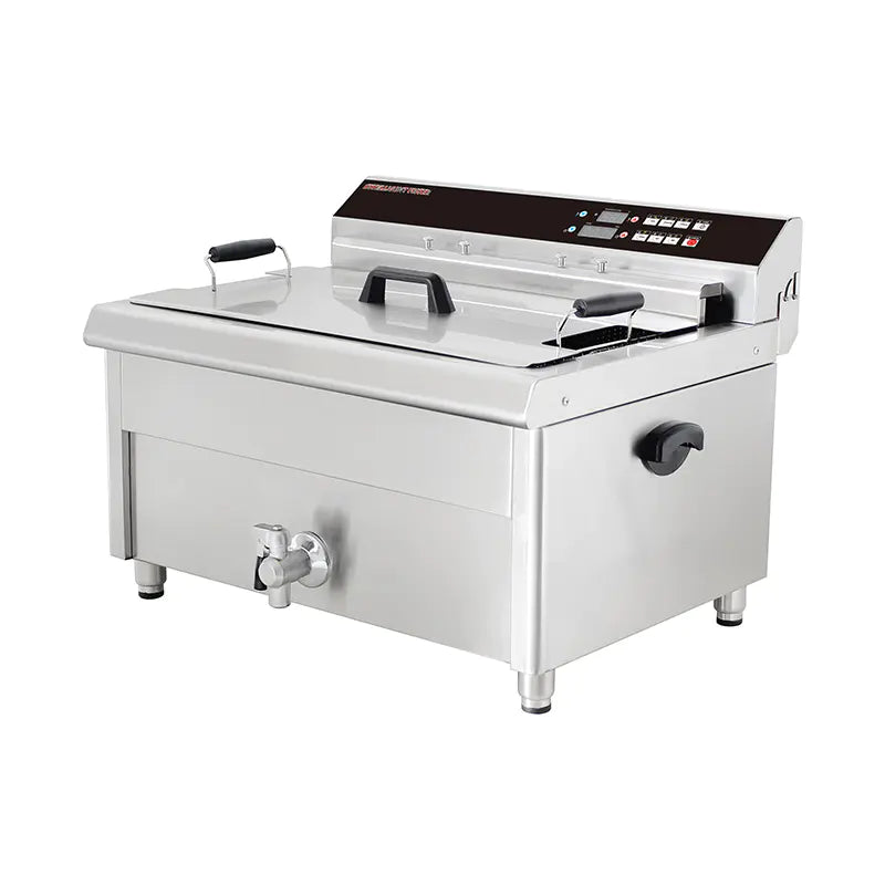 Deep Fryer Commercial Stainless Steel Electric Digital Control Countertop DZL-13E DZL-26E