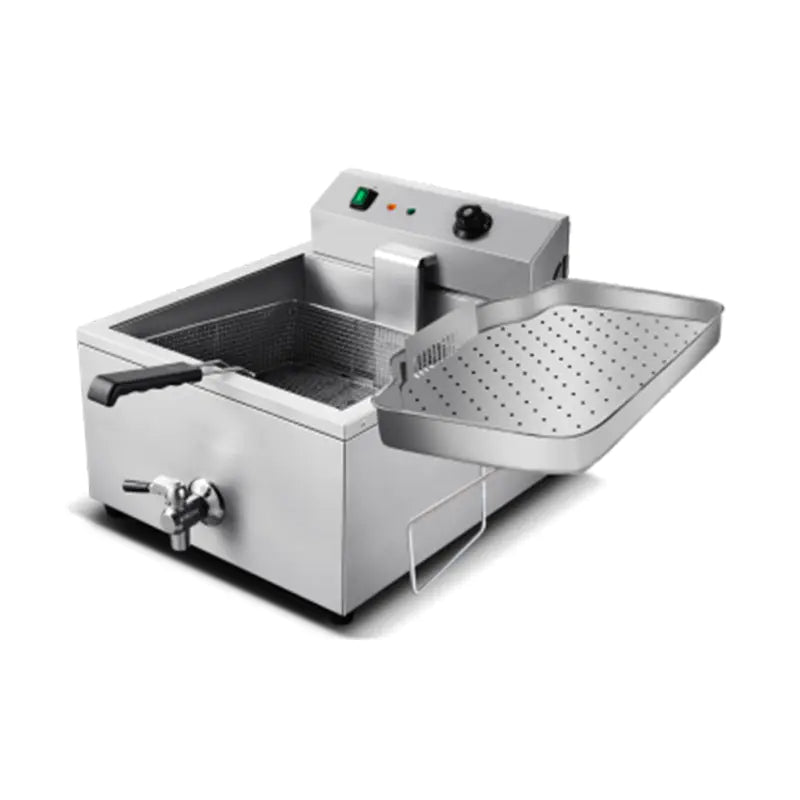 Deep Fryer Commercial Stainless Steel Electric with Oil Drainer Countertop DZL-400 DZL-800