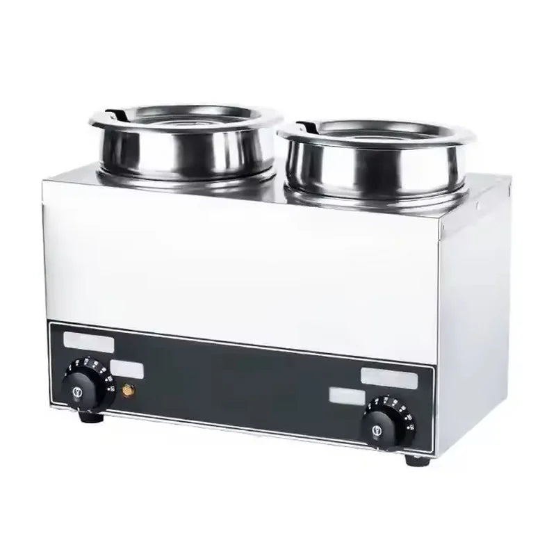 BM-2-4L countertop electric bain marie food warmer, stainless steel