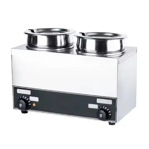 BM-2-4L countertop electric bain marie food warmer, stainless steel