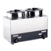 BM-2-4L countertop electric bain marie food warmer, stainless steel
