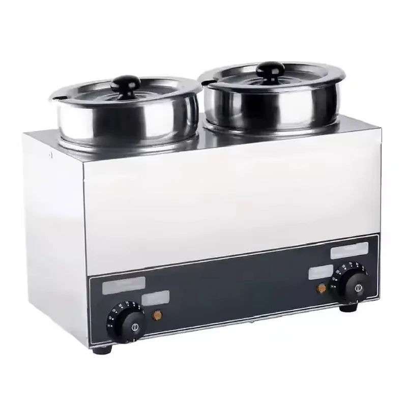 BM-2-4L countertop electric bain marie food warmer, stainless steel