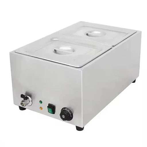 SB-2P compact countertop electric bain marie, stainless steel