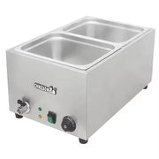 SB-2P compact countertop electric bain marie, stainless steel