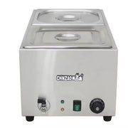 SB-2P compact countertop electric bain marie, stainless steel
