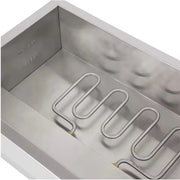 SB-2T-3 3-pan countertop electric bain marie, stainless steel