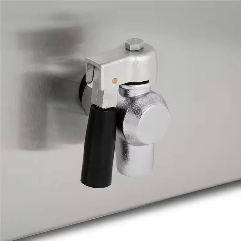 SB-2T-3 3-pan countertop electric bain marie, stainless steel
