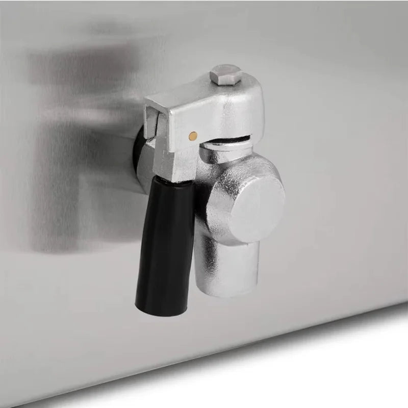 SB-6T(1/3) 9-pan countertop electric bain marie, stainless steel