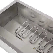 SB-2T(1/3) 3-pan countertop electric bain marie, stainless steel