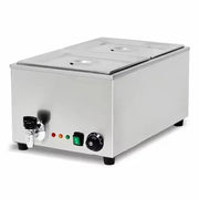 SB-3T(1/2) 2-pan countertop electric bain marie, stainless steel