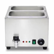 SB-3T(1/2) 2-pan countertop electric bain marie, stainless steel