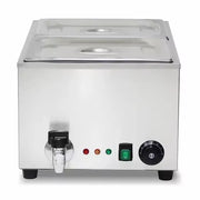 SB-3T(1/2) 2-pan countertop electric bain marie, stainless steel