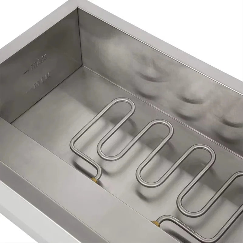 SB-6T 6-pan countertop electric bain marie, stainless steel