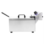 DZL-101B countertop single-tank electric deep fryer, stainless steel