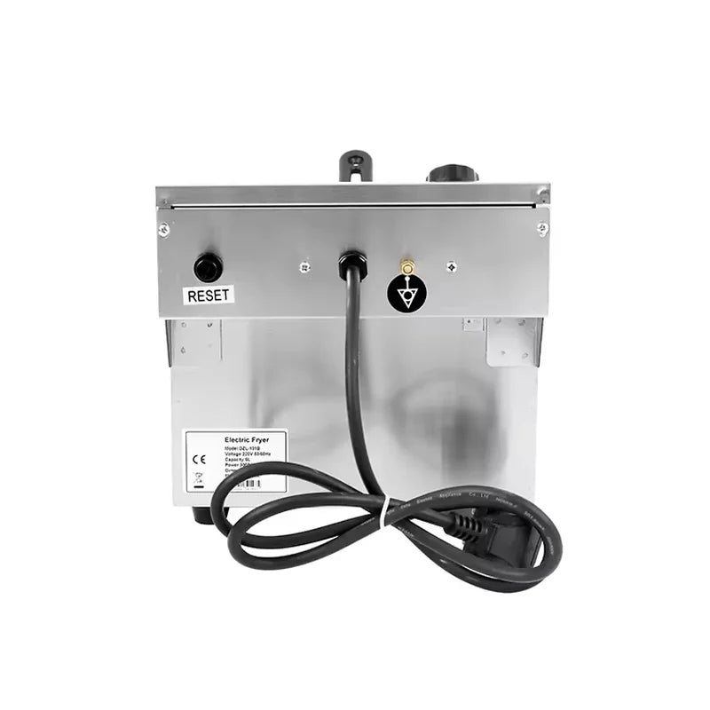 DZL-101B countertop single-tank electric deep fryer, stainless steel